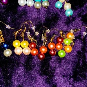 Surprise silver pack of pearl earrings